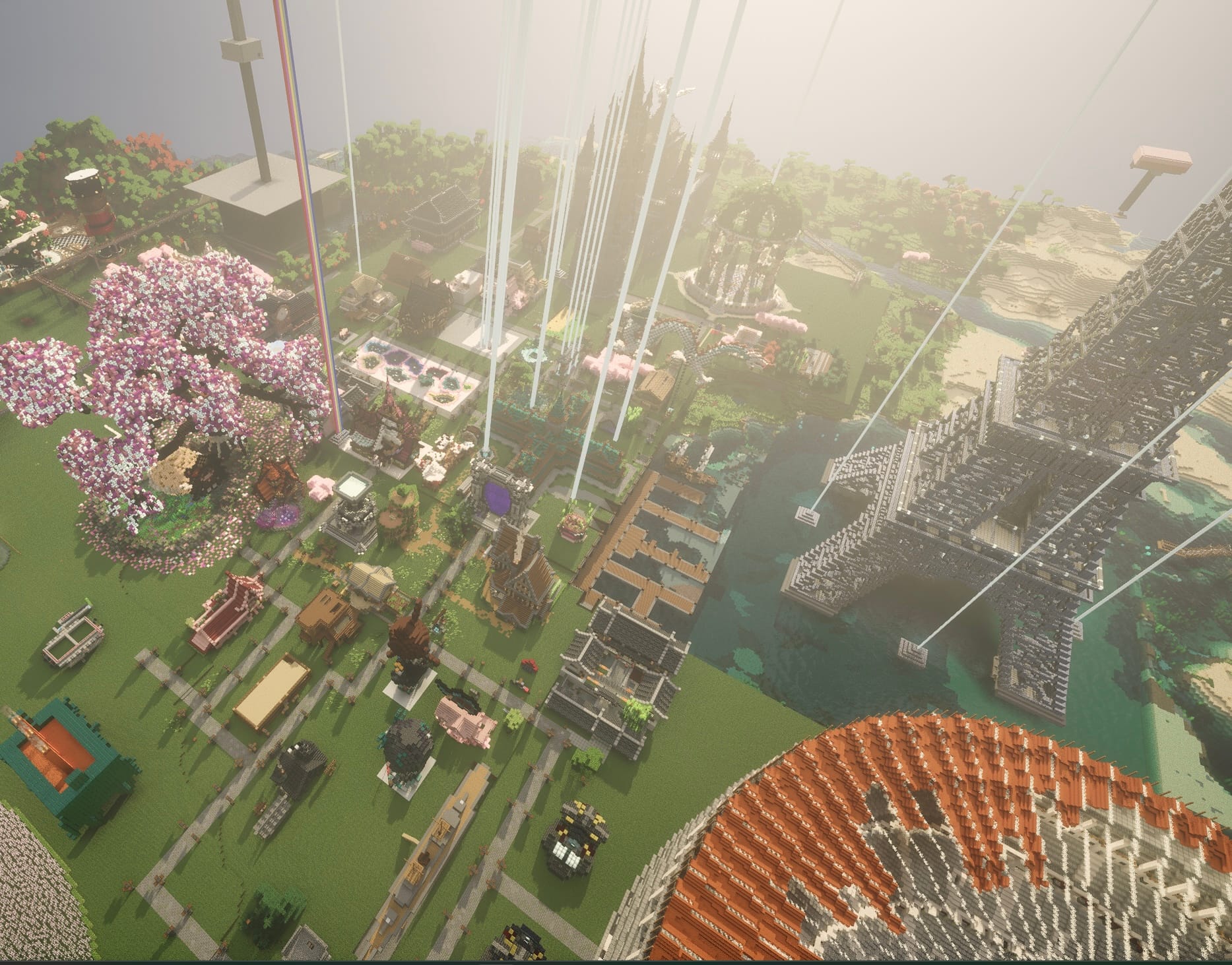 莱文市 Minecraft 城市主视觉